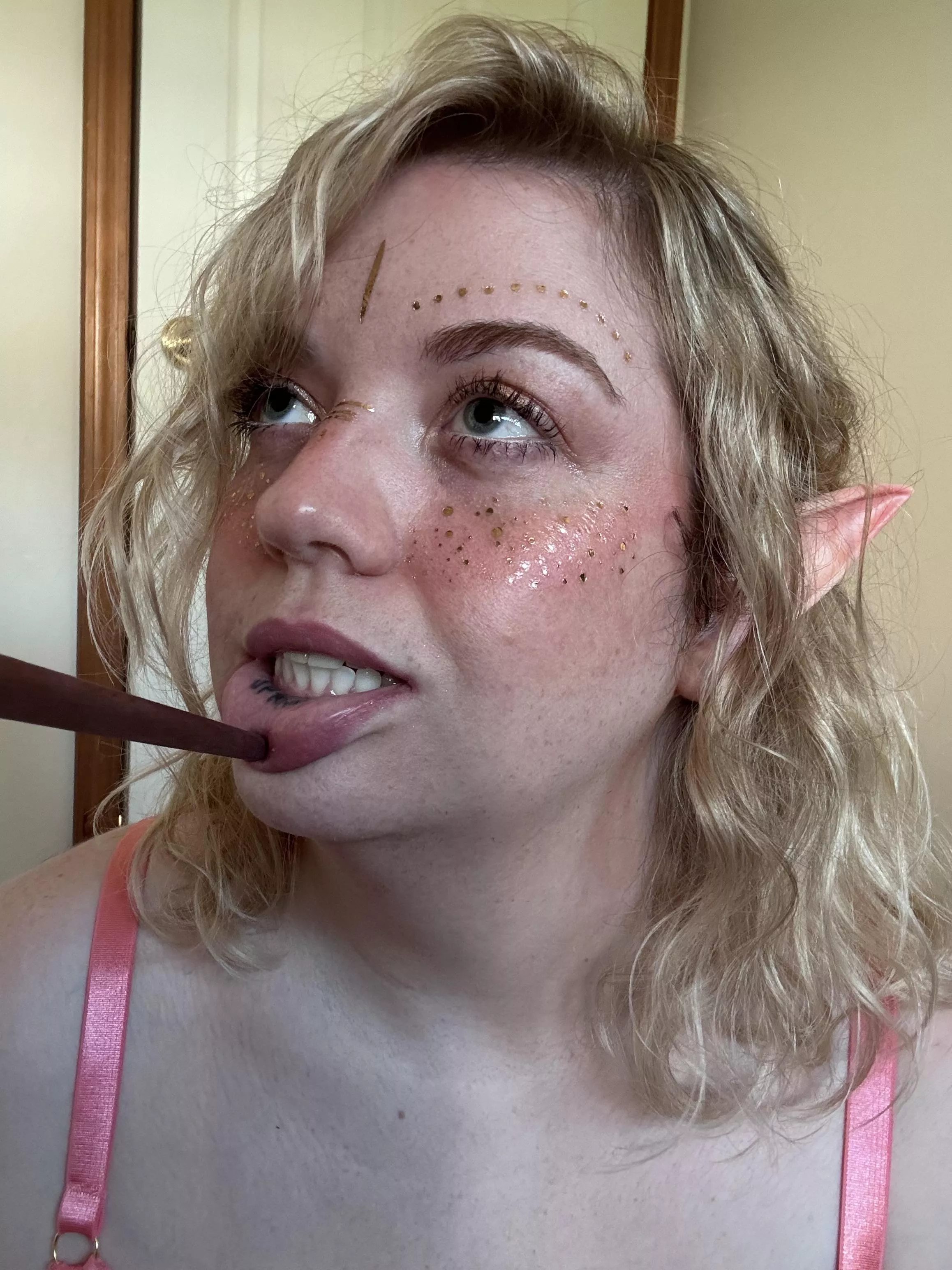 Can you make a riddle or a reason the party would need to find a word tattooed on an elf's lip? posted by Glittering_Leek_6316