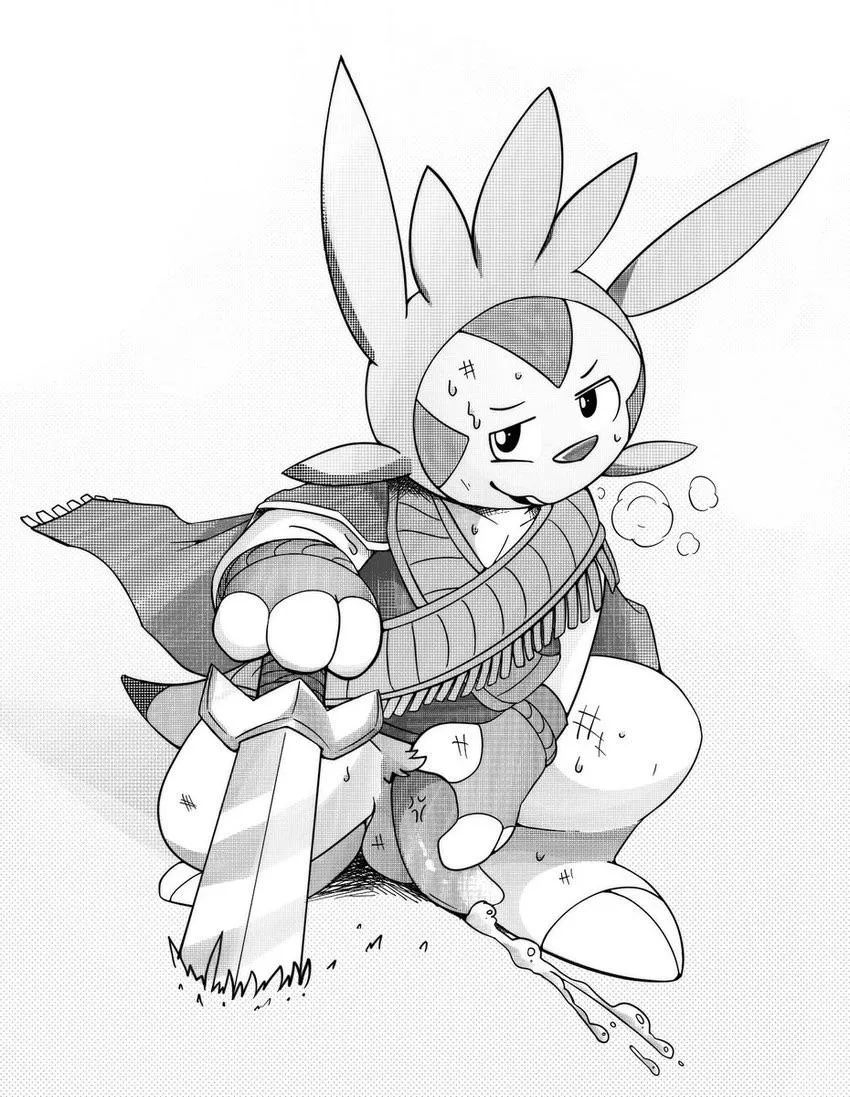 Chespin tired after a battle (gralibutter) posted by yuri_nomoru122