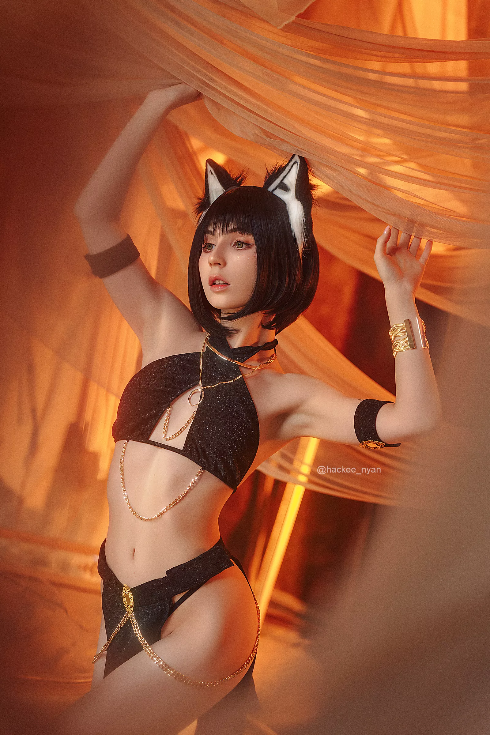 Egypt neko-girl by Hackee posted by Hackee_chan