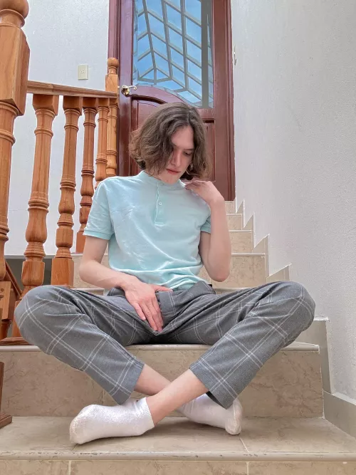 Feeling hard after class by Kevingoodboytwink