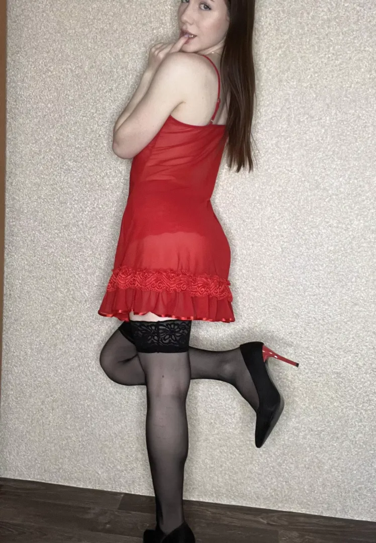 heels go perfectly with my stockings by LadyMelodyy