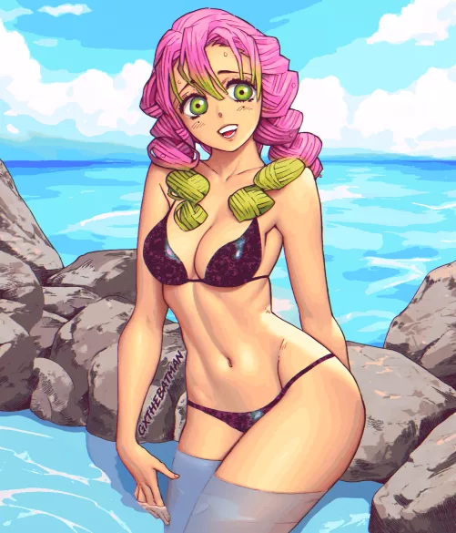 I cleaned and colored Mitsuri from Ch 100 by GxTheBatmanYouTube