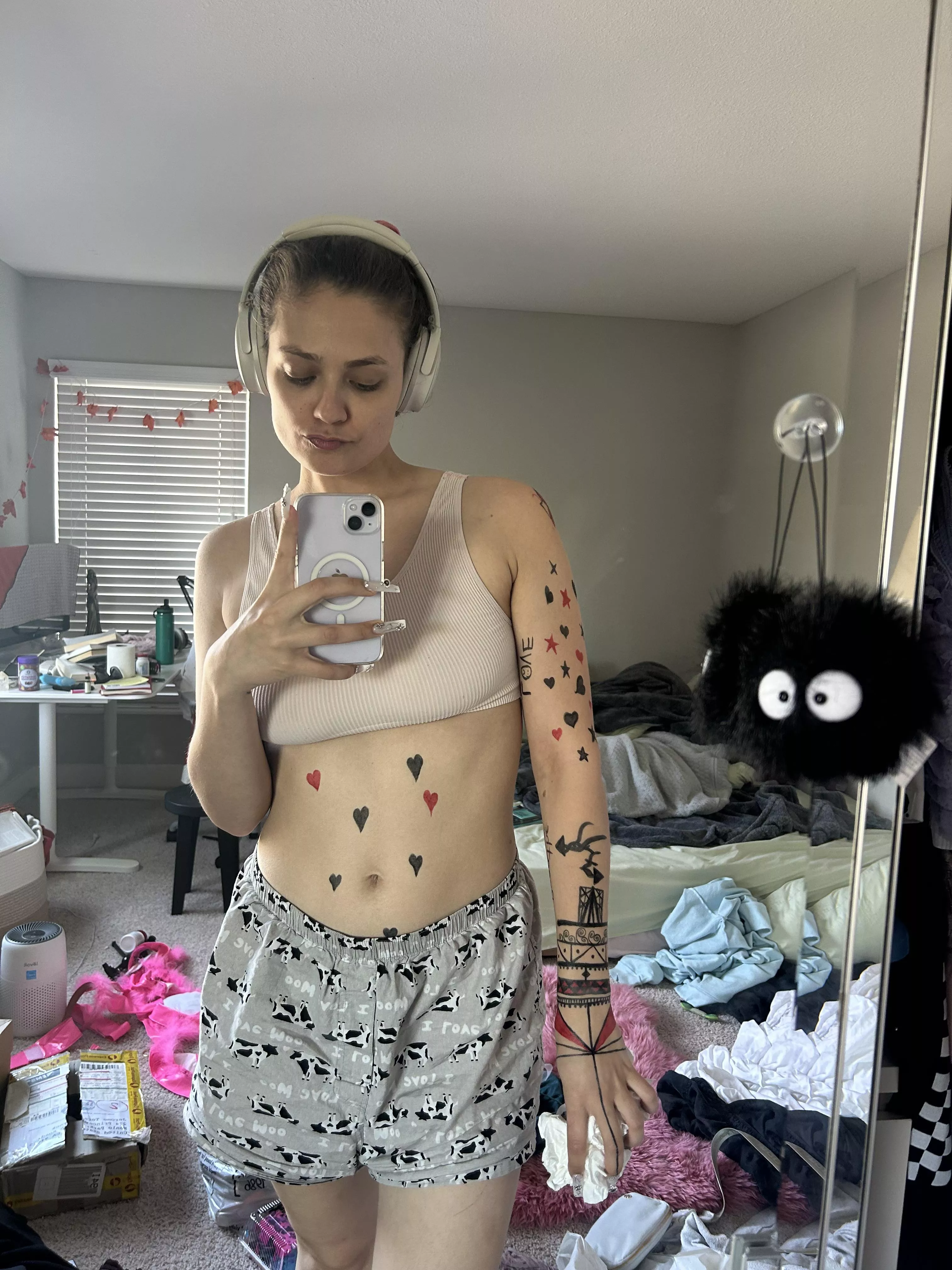 I drew all over myself posted by ShiftAccomplished579