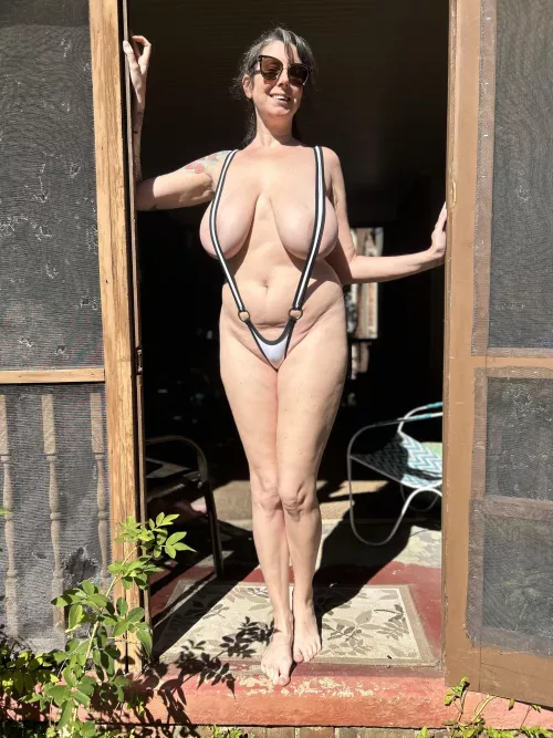 I’m 45, tell me your age if you still think I can rock this swimsuit…   by MrsPJHaverstock1