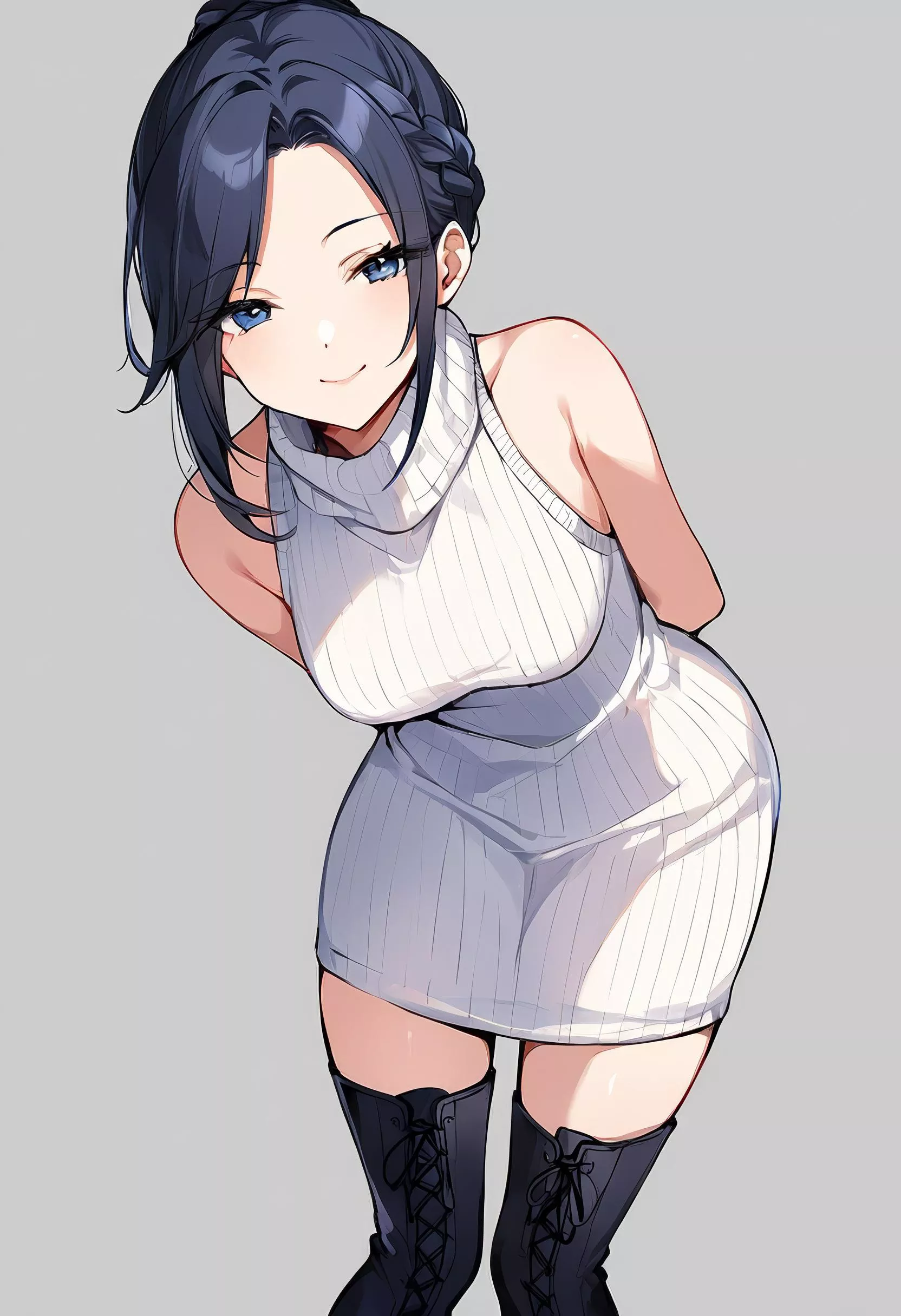 Knit Dress & Boots posted by CheetahSperm18