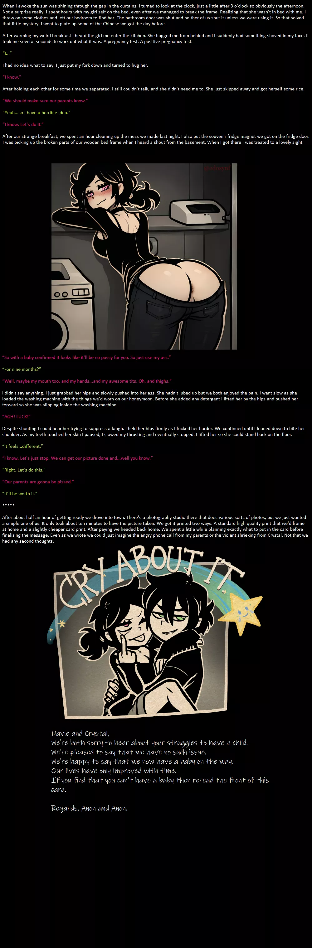 Multiverse (part 9) [Interdimensional] [Wholesome] [Pregnancy] [Anal] [Maybe incest] [Possibly incest] posted by Kar1_3_ma7x