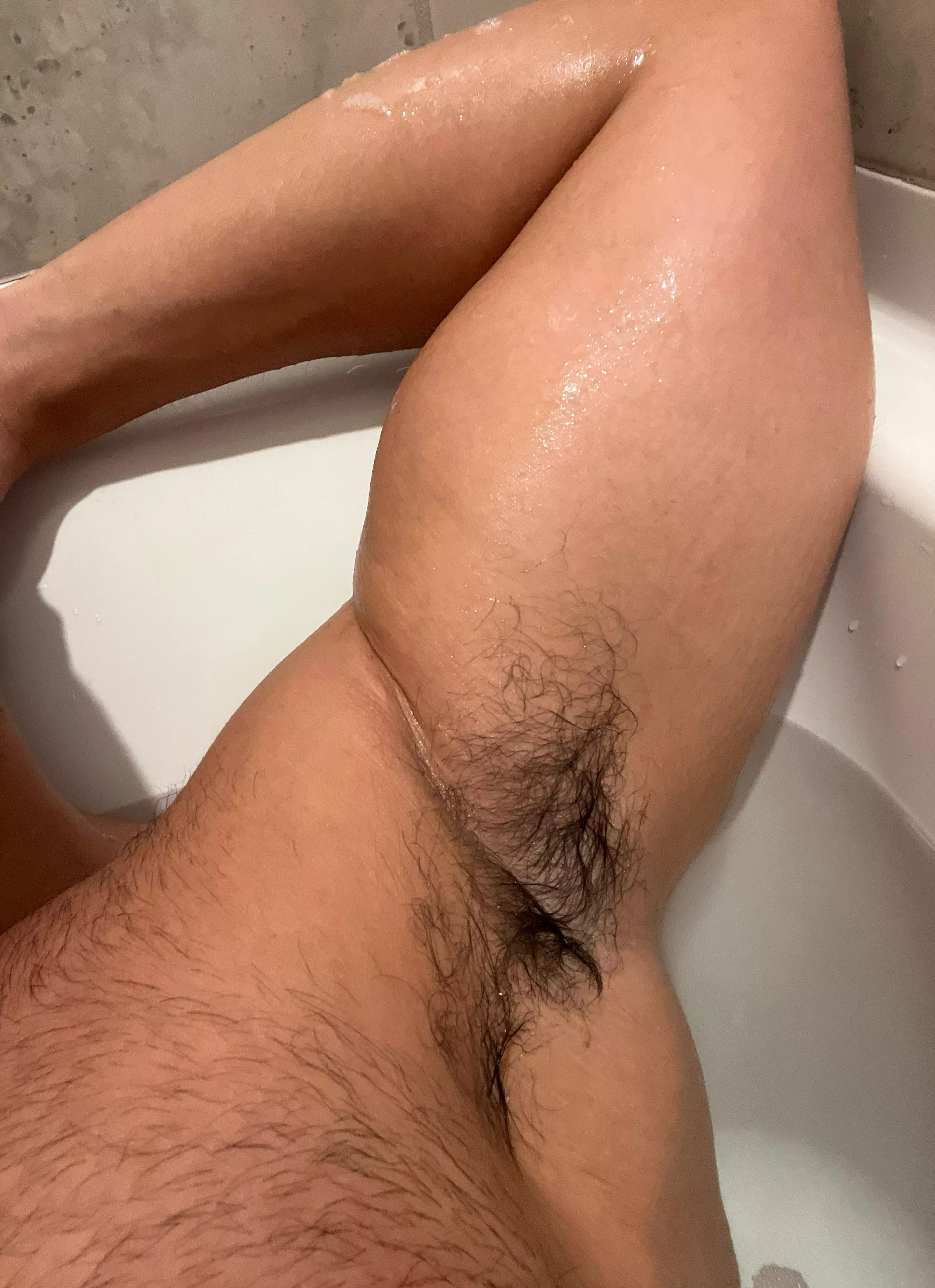 My favorite way to unwind after a long day… yes I’m hairy everywhere  posted by guywithabush