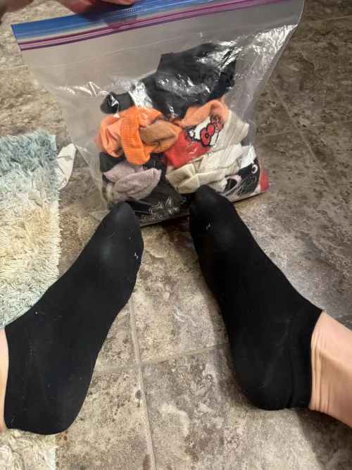 My husband is complaining that the stench is leaking from my sock bag 😂😂 by KT8524613