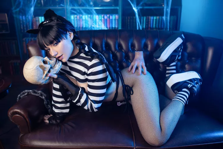 My Wednesday Cosplay 💀 (Carrykey) by CarryKey