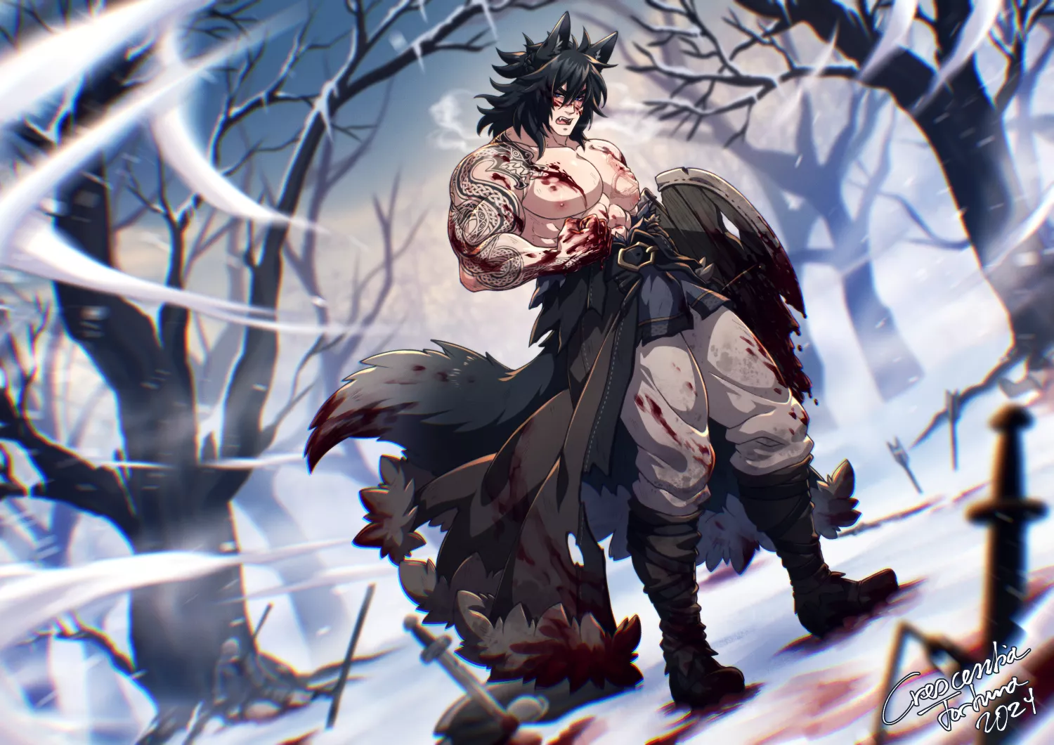 [Original] Last man Standing - for xgamesd1 [by Crescentia Fortuna] posted by Crescentia-Fortuna