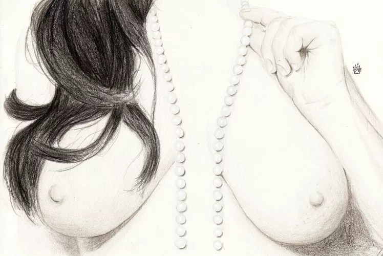 Pearls, SagVibes by me by bearbareart