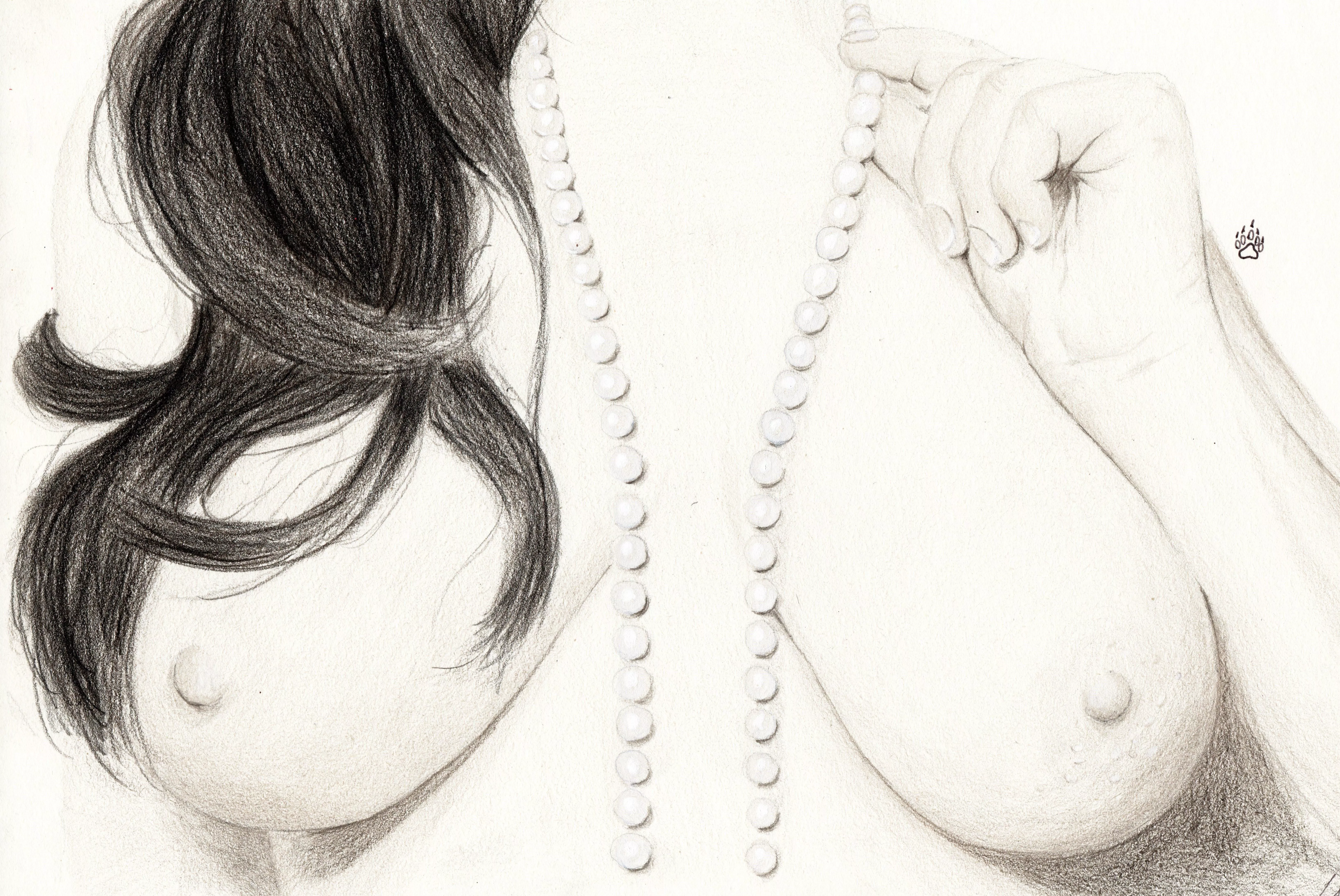 Pearls, SagVibes by me posted by bearbareart