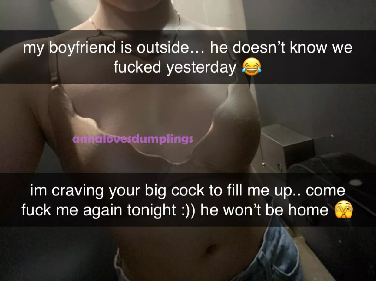 POV:  petite asian girl sends you a sneaky snap while her bf is outside 🫢 (18) posted by annalovesdumplings