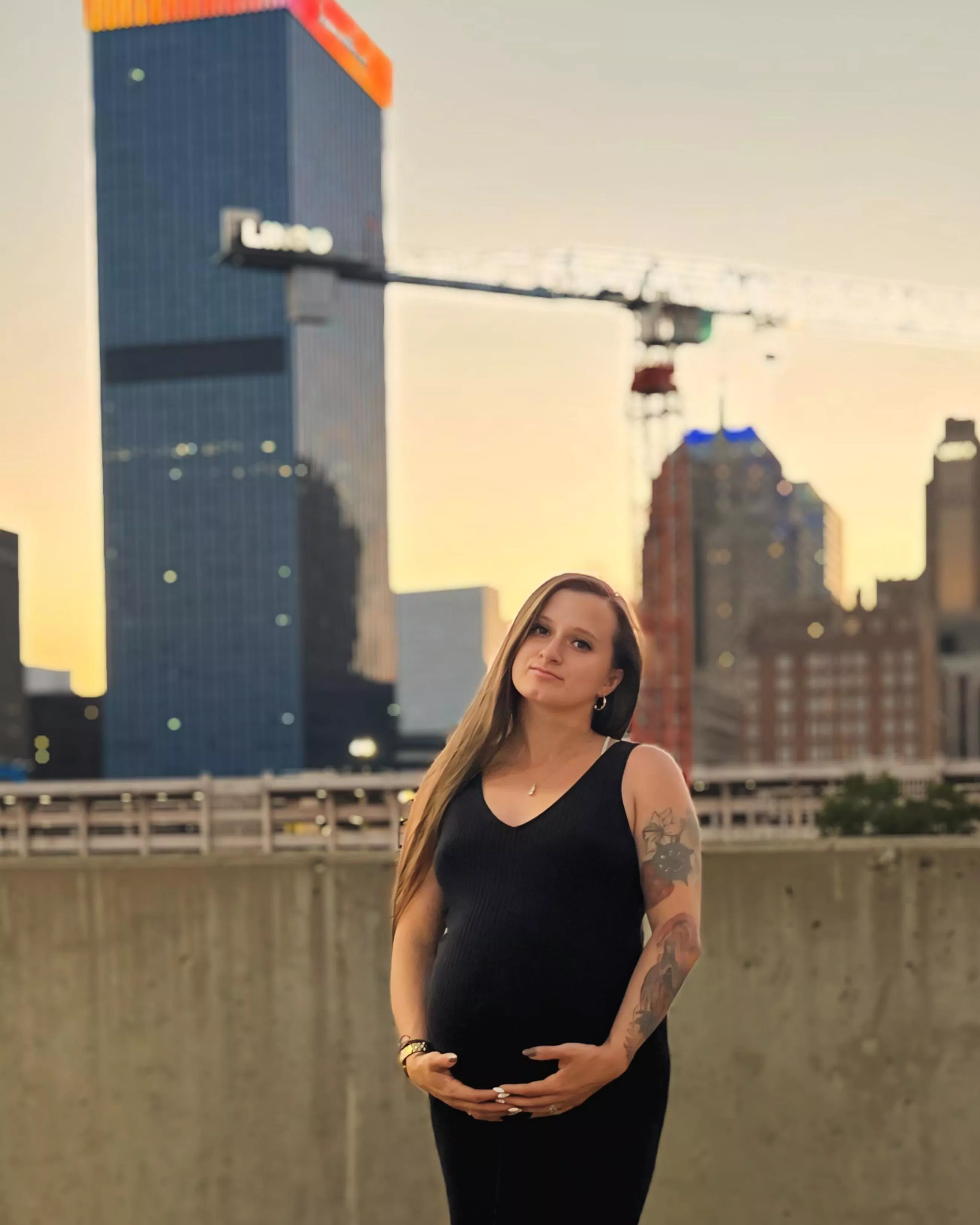 Pregnant in the city✨ posted by littlesadiespade