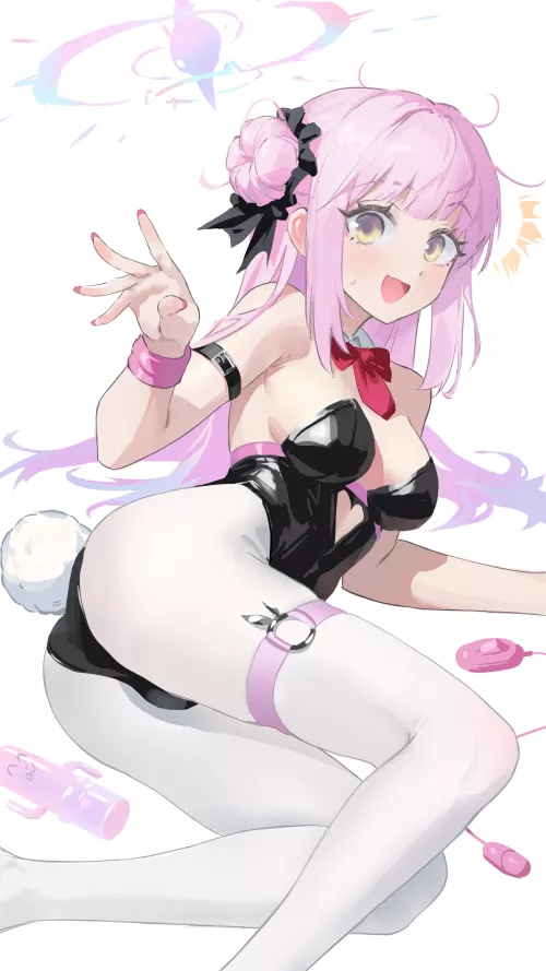 Rabbit Hole Mika (shortofugar) [Blue Archive] by llamanatee