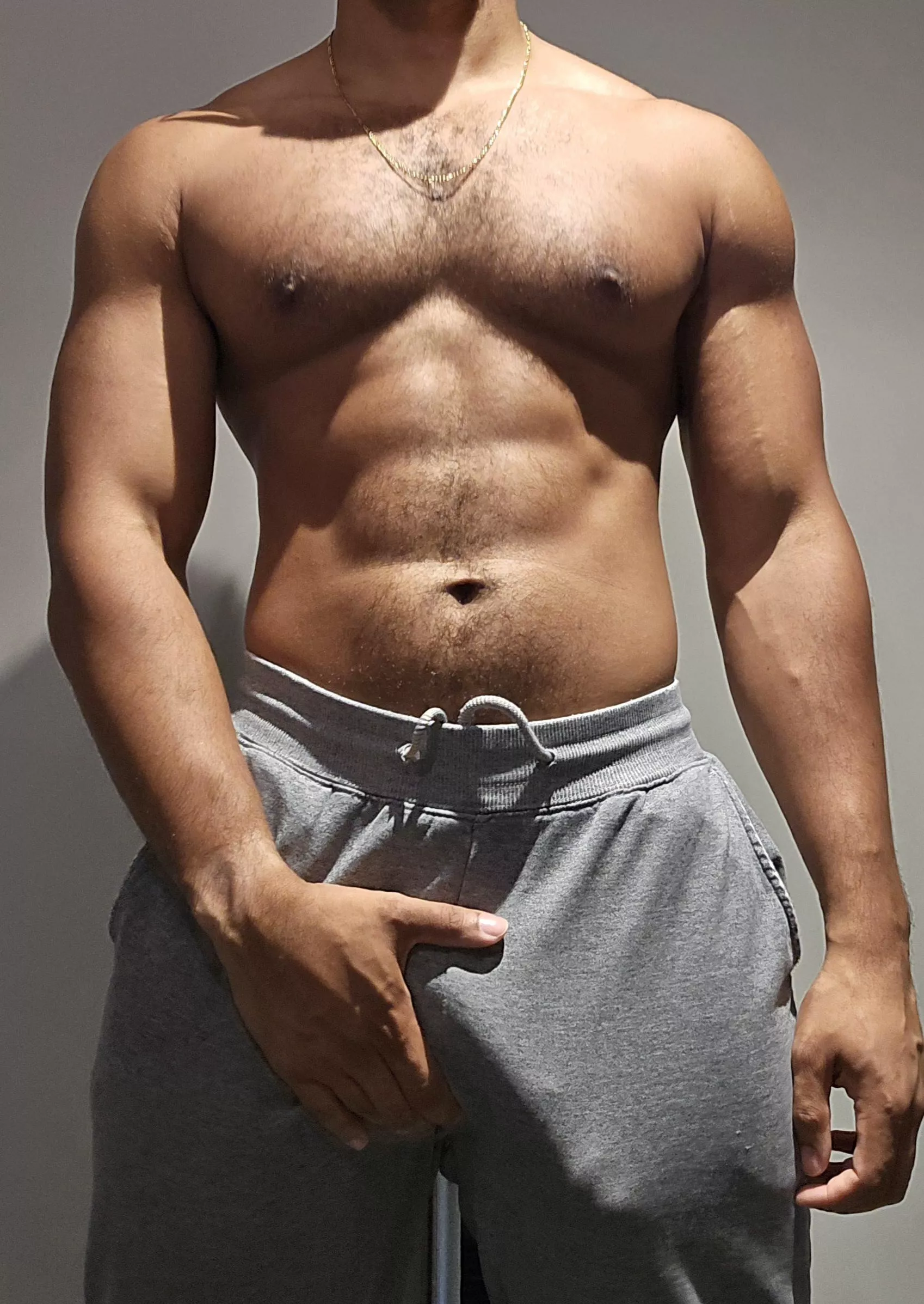 Should I freeball it in gray sweats more?  posted by Possibility0ne