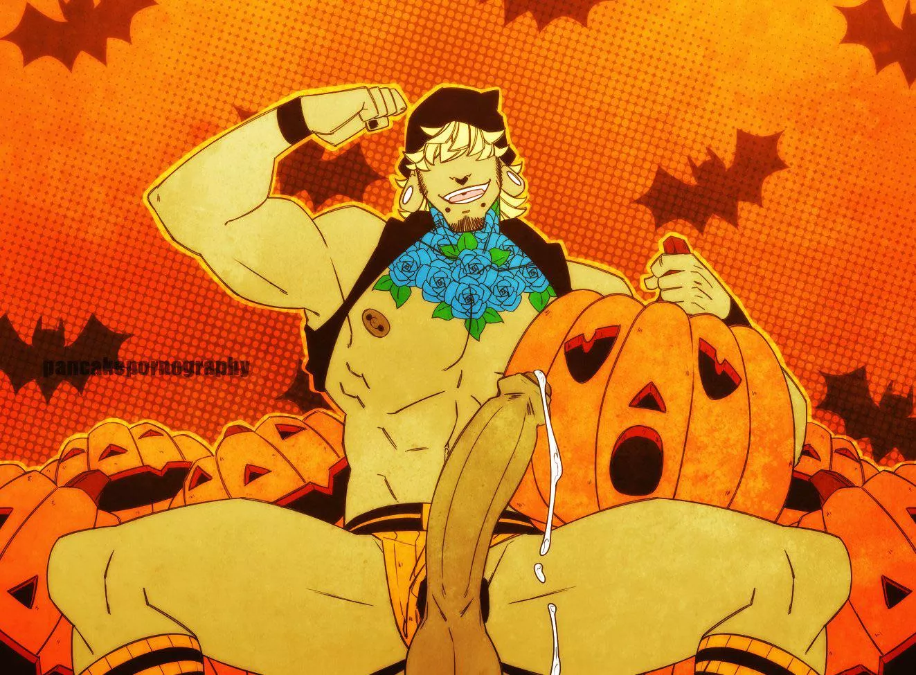 Would've loved to swap with the pumpkin 💦🎃(@thepancakehub)  posted by vidrion_