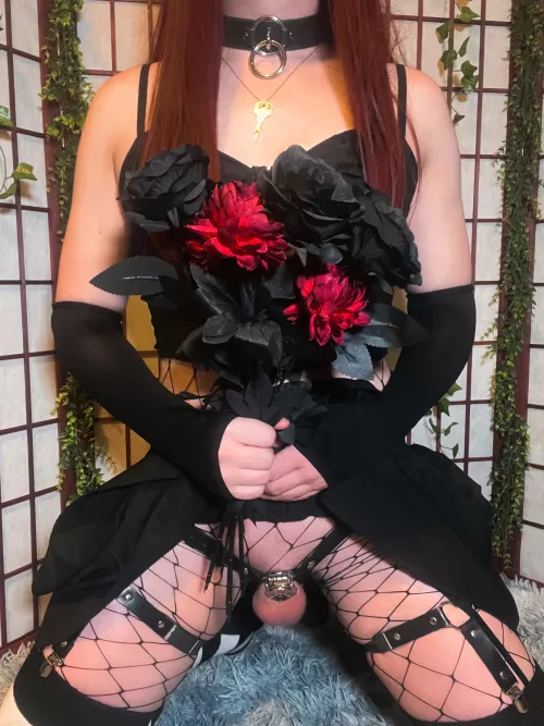 Your goth bride awaits 😉🖤 by Xylottie