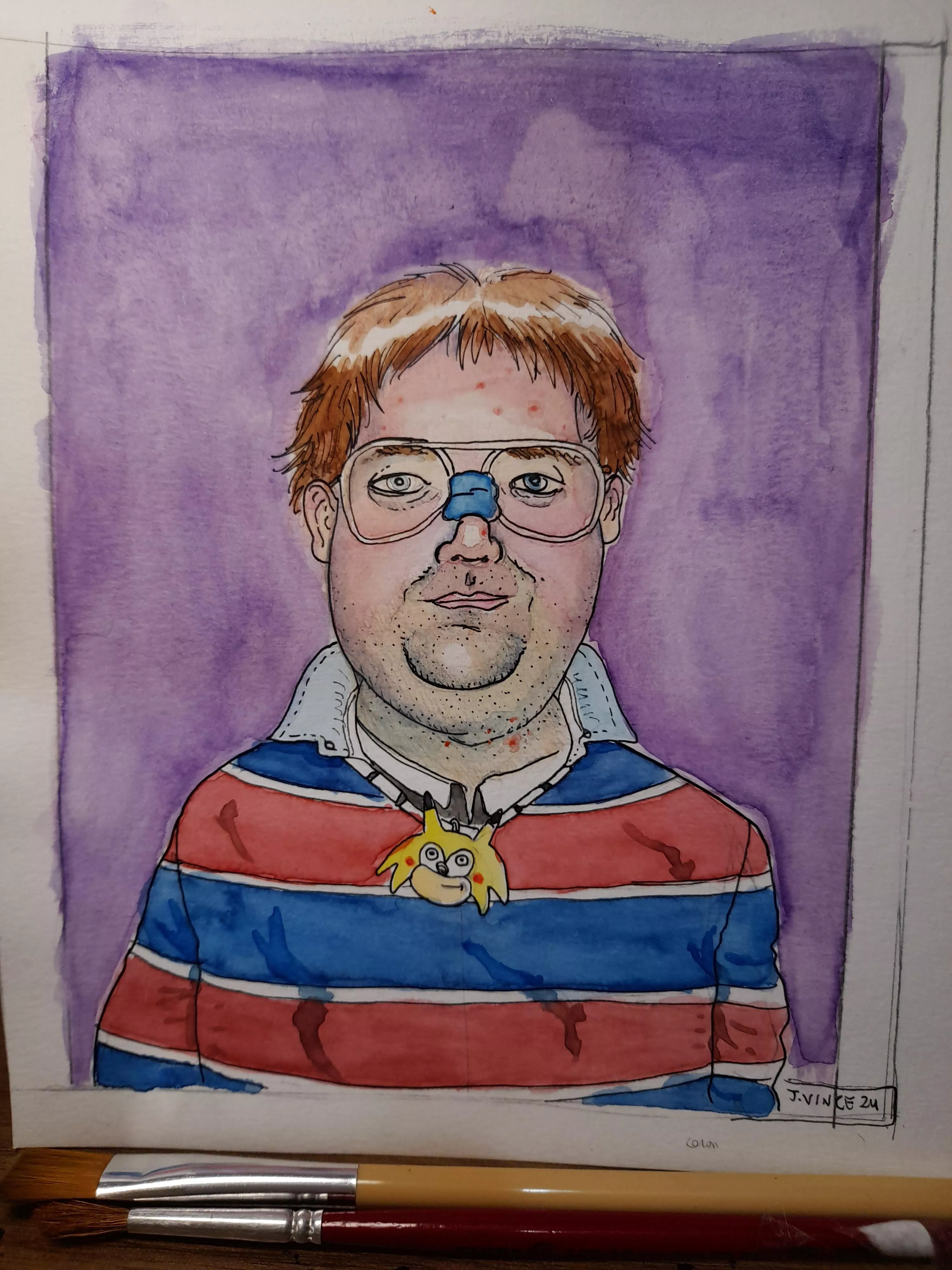 A true and honest portrait. If you like it, I do comissions. posted by CourageRoutine6149