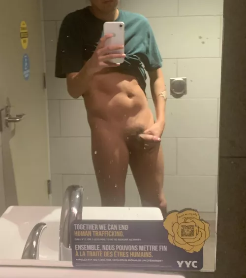 Airport bathroom over the weekend  by travisty1993