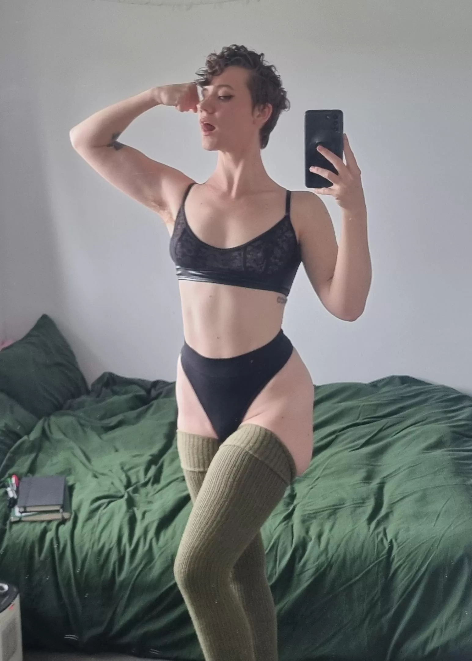 Are you into muscular girls with short hair?  posted by DonnaMaeTrichs
