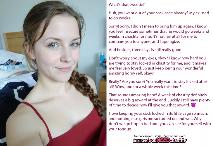 Don't compare yourself  by chastity_throwaway1