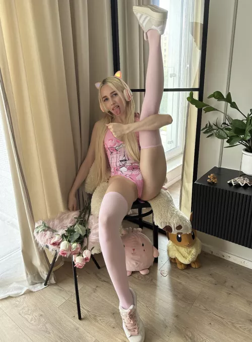 Felt cute in this look  by babi3pink