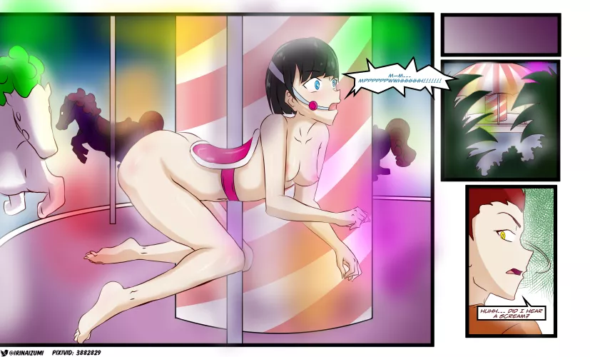 Girl wanders into abandoned carnival to explore and ends up turned into a carousel horse by LoudContract2700