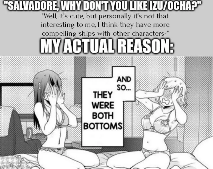 I think this is too NSFW for main subs, so here- posted by Salvadore1