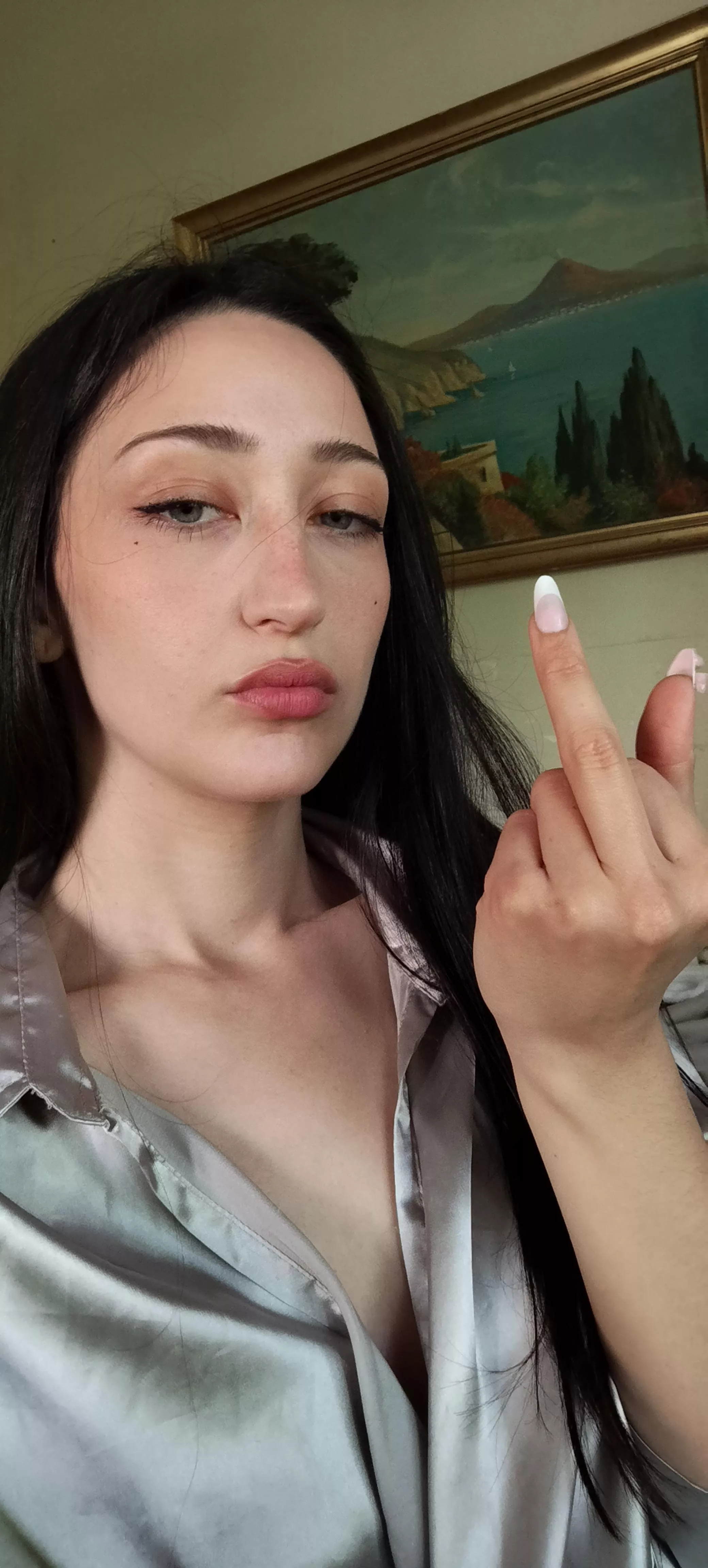 It's quite pathetic that you get hard if I show you my middle finger posted by Sad_Berry382