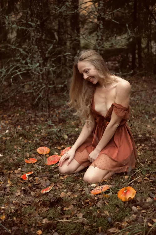 Lovely bright mushrooms by Artanni55