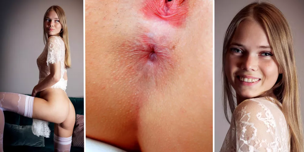 Luise - lace and white stockings, the delicious combination by PaulLegendar