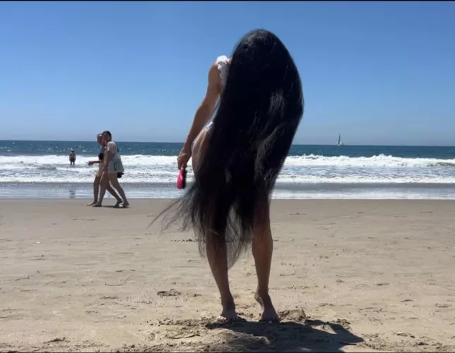 My sexy Long black hair 🖤 by Longhairbratz