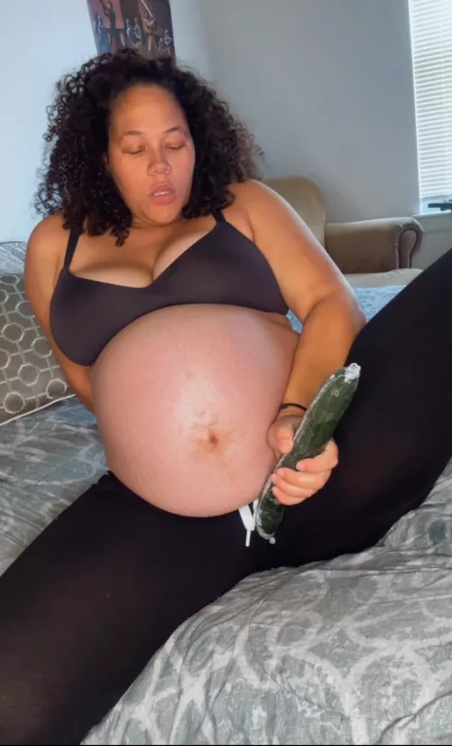 Should I put this long cucumber in my pussy  by TigressXoticy