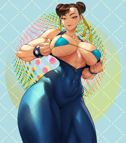 Super Chun-li (Calad G) [Street Fighter] by Seaquences
