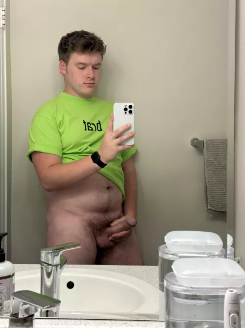 taking nudes in my brat merch 💚 [26] by thewinterson