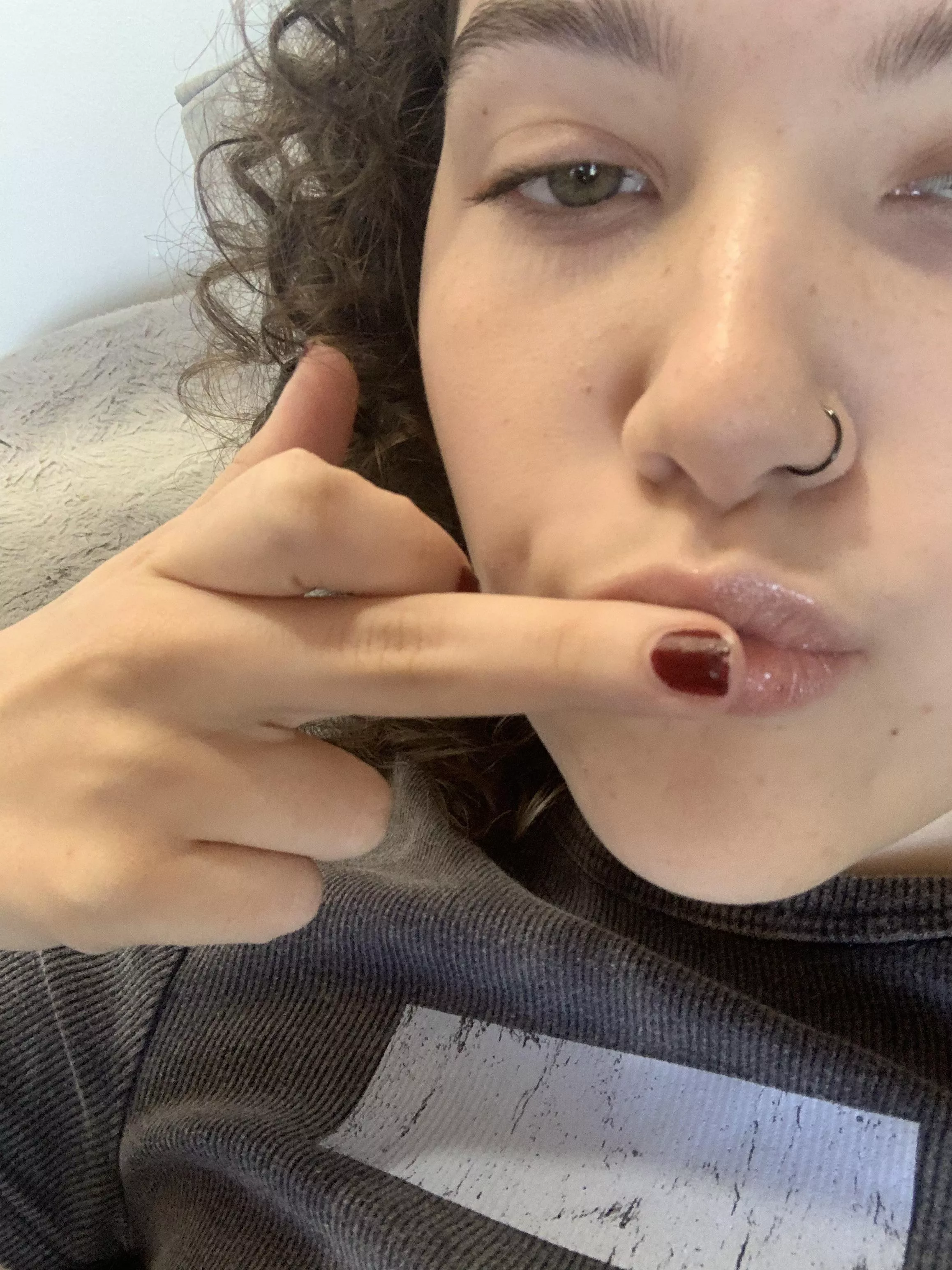 The closest to intimacy you’ll ever get is worshiping my middle finger while my perfect juicy lips grace a kiss upon it posted by B4BAYARIAA