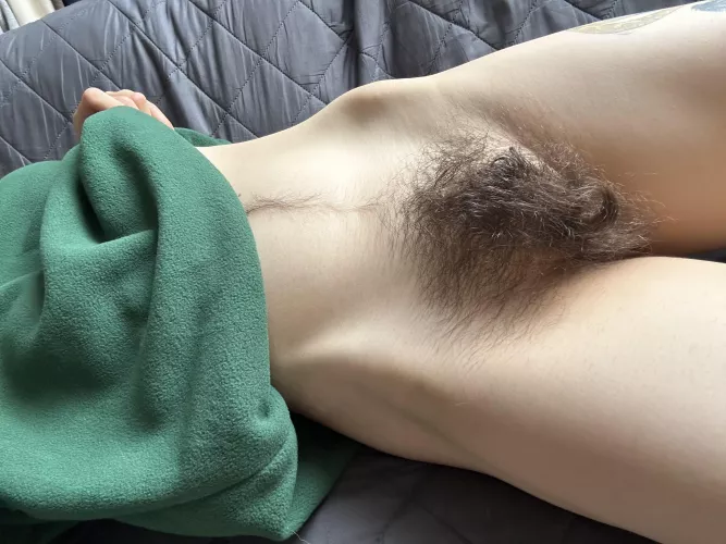 Wanna get up close and personal with my wild bush? by Creative-Strength-17