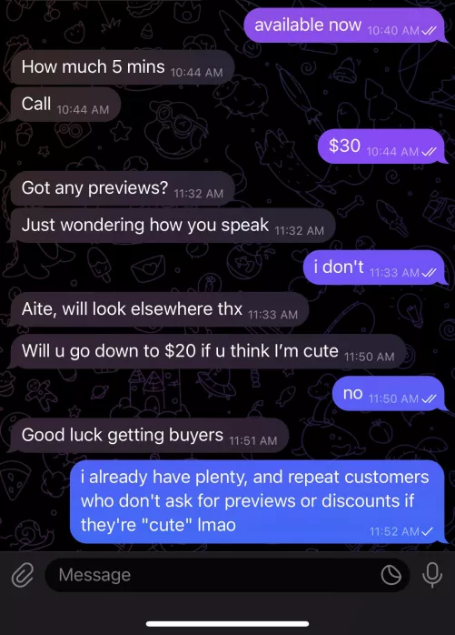 will u give me a discount for being cute 🥺🥺 by gomnessa