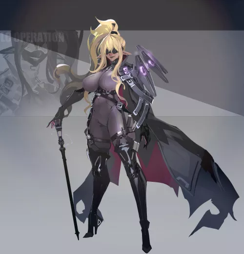 Blonde Dark Elf Advanced Power (Smjim1986 ) [Original] by Seaquences