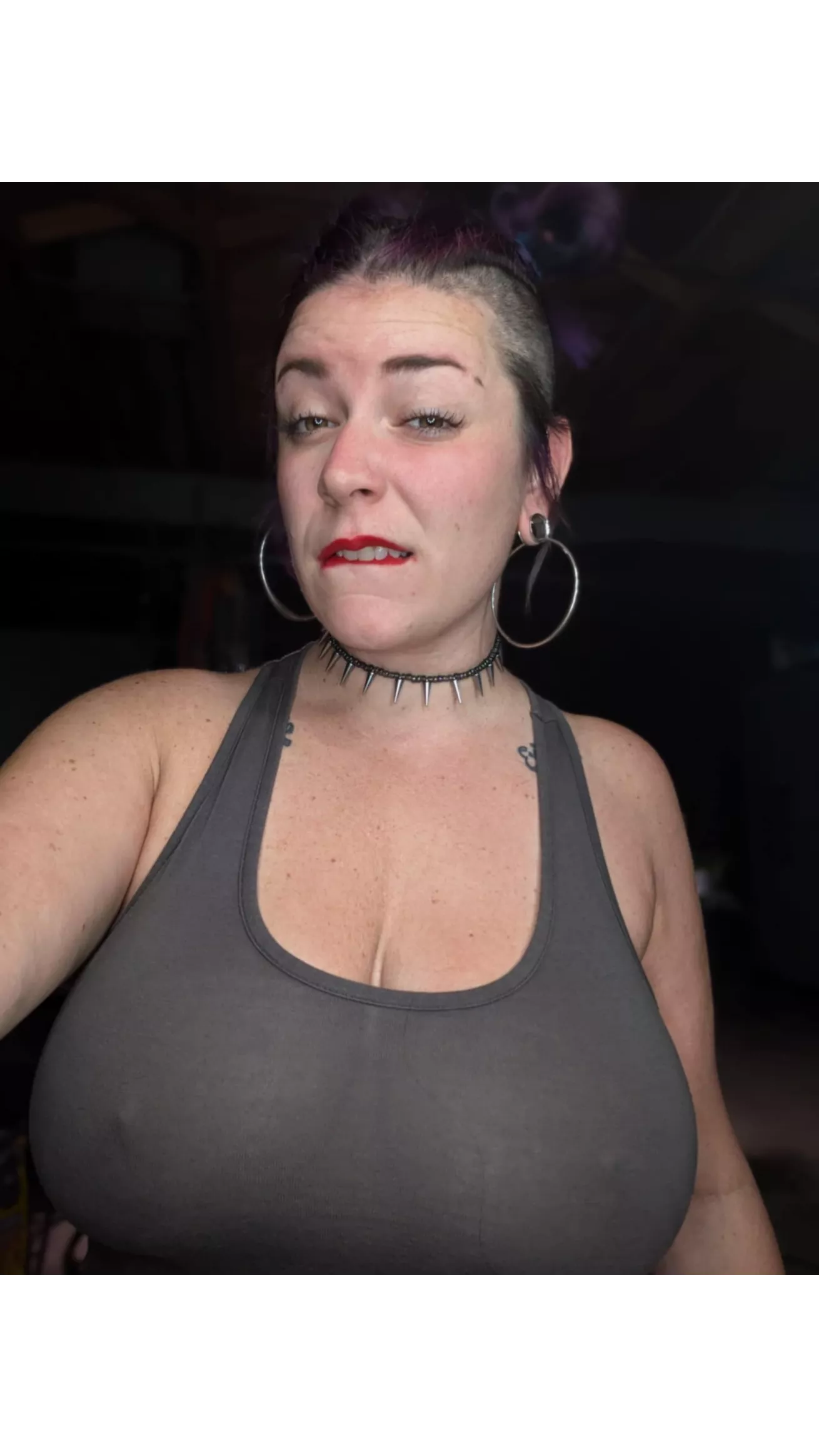 Braless and shameless  posted by BridgetBishop69