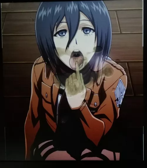 Cummed to Mikasa by Ok-Rub-5233