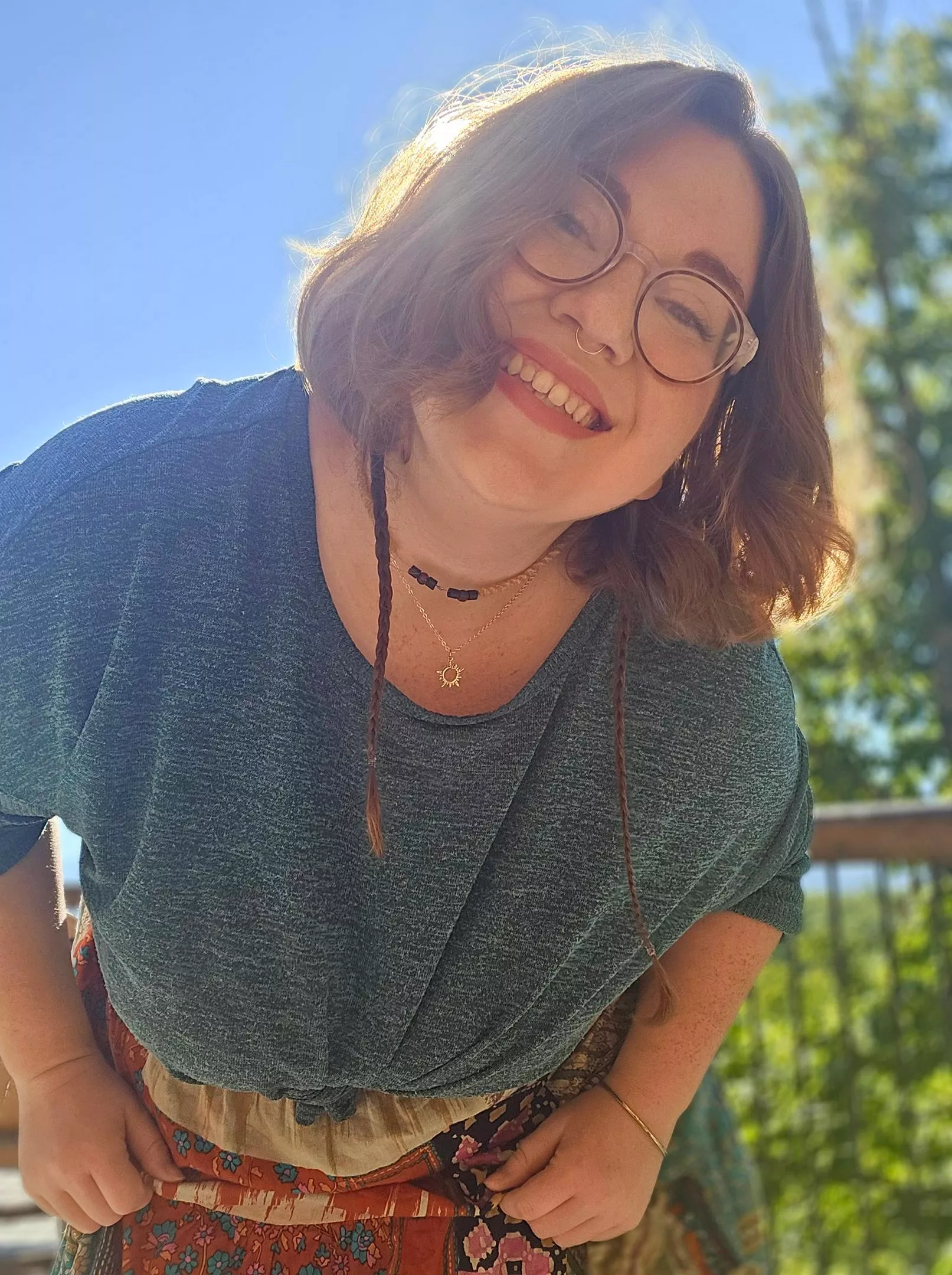 Enjoying the morning glow☀️ posted by GingerSnapBB