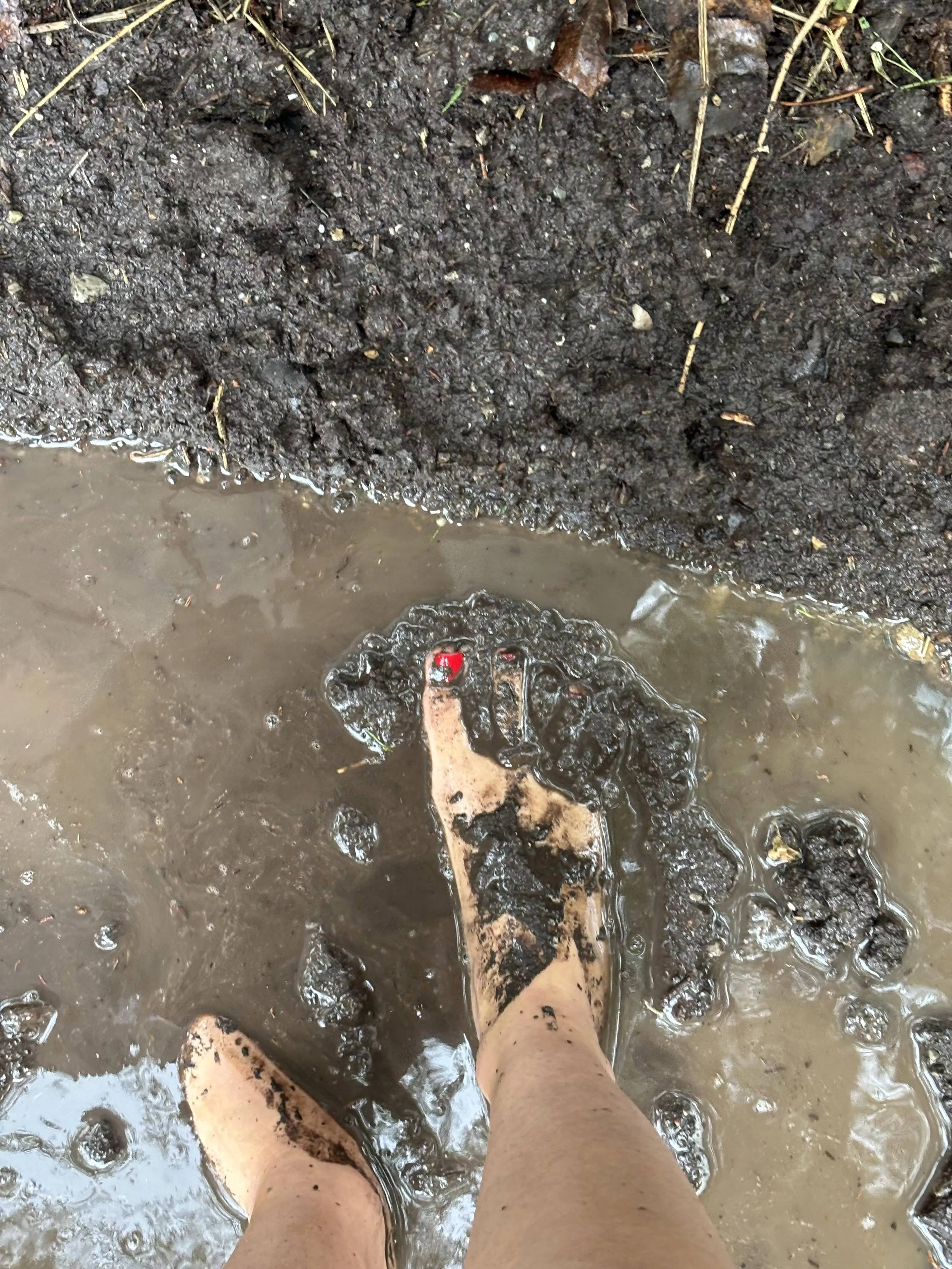 extreme dirty feed in the mud, is this so much for you? posted by onlyjuliavoss