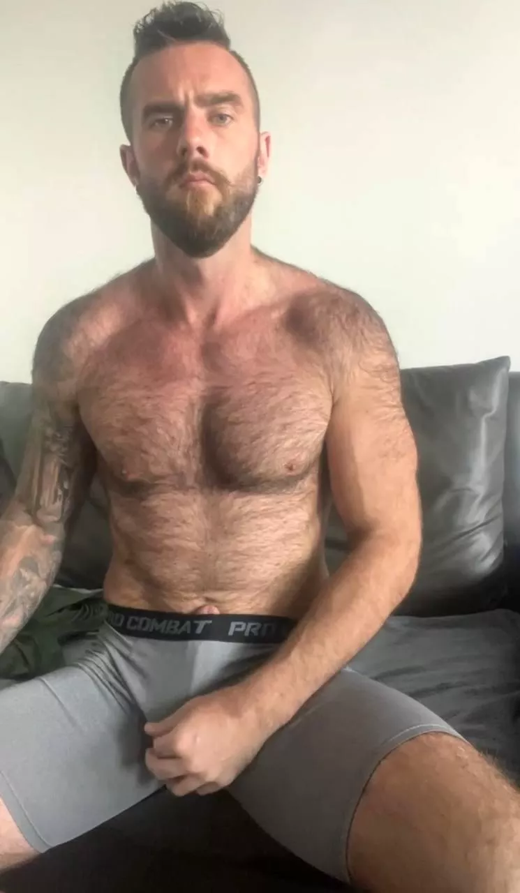 First time posting and can you tell me the first thing in your mind about my chest hair rn.. posted by Prize-Session-2894
