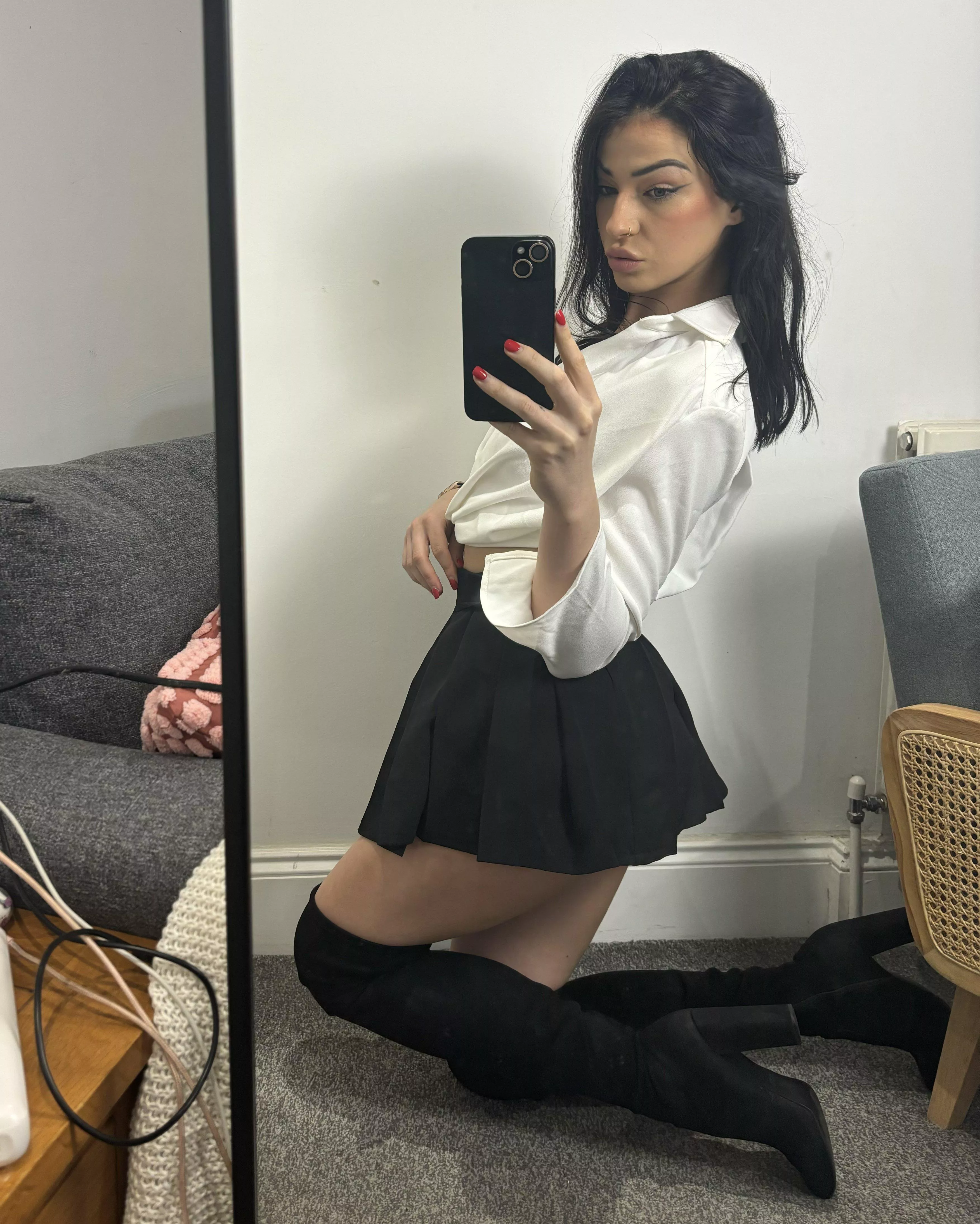 Fuck me this outfit isn't allowed at work.. posted by wild_melody