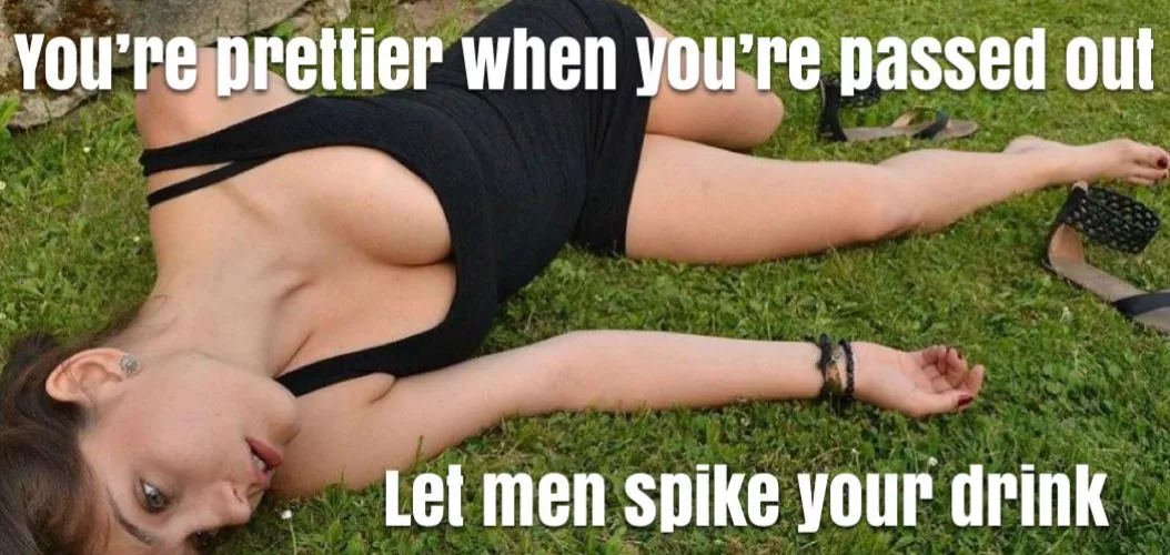 Good girls always accept drinks from strangers  by psykfjg