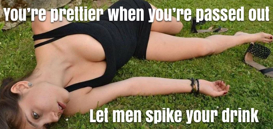 Good girls always accept drinks from strangers  posted by psykfjg