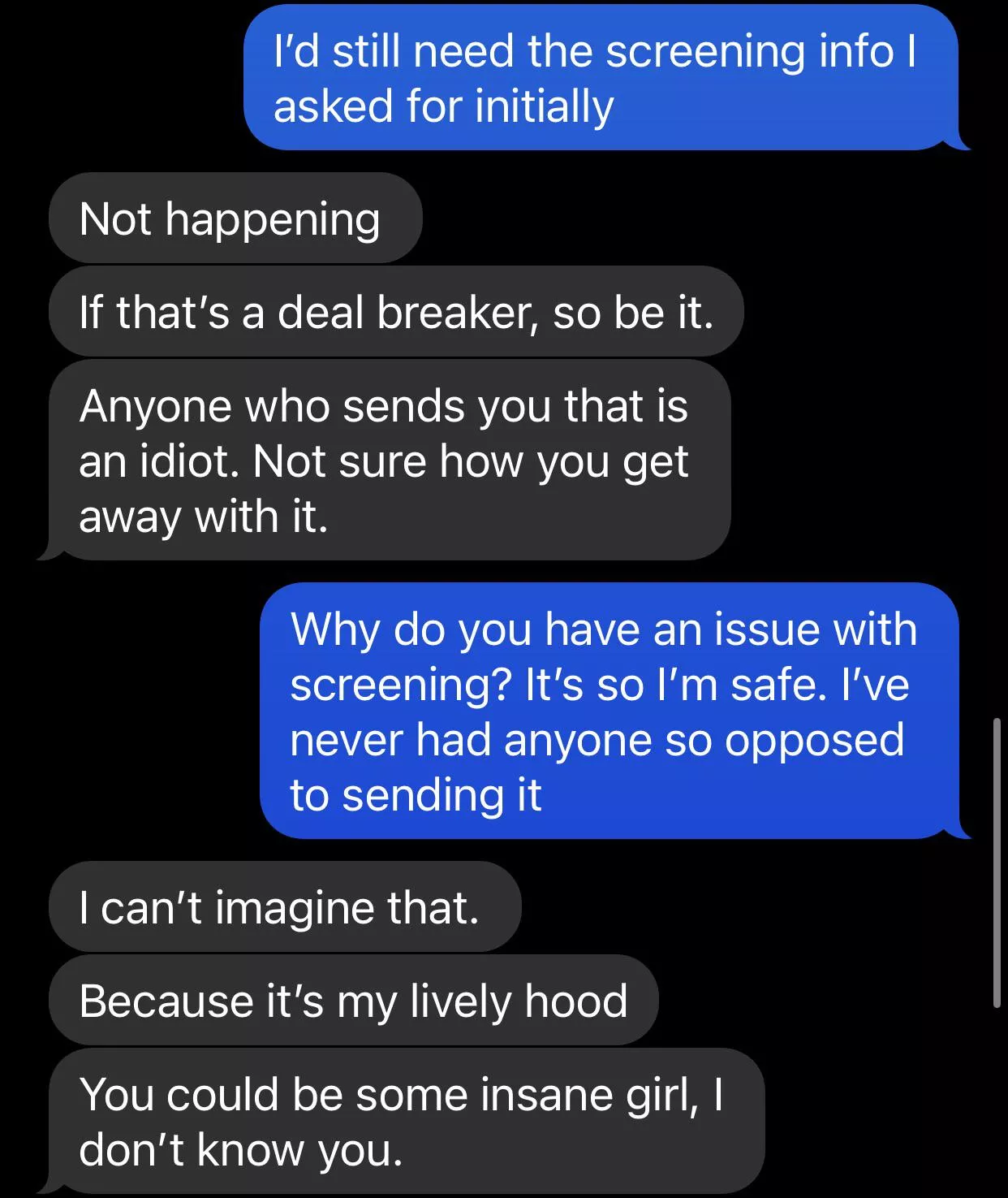 ‘It’s my livelihood’ posted by Careless-Horror-4155