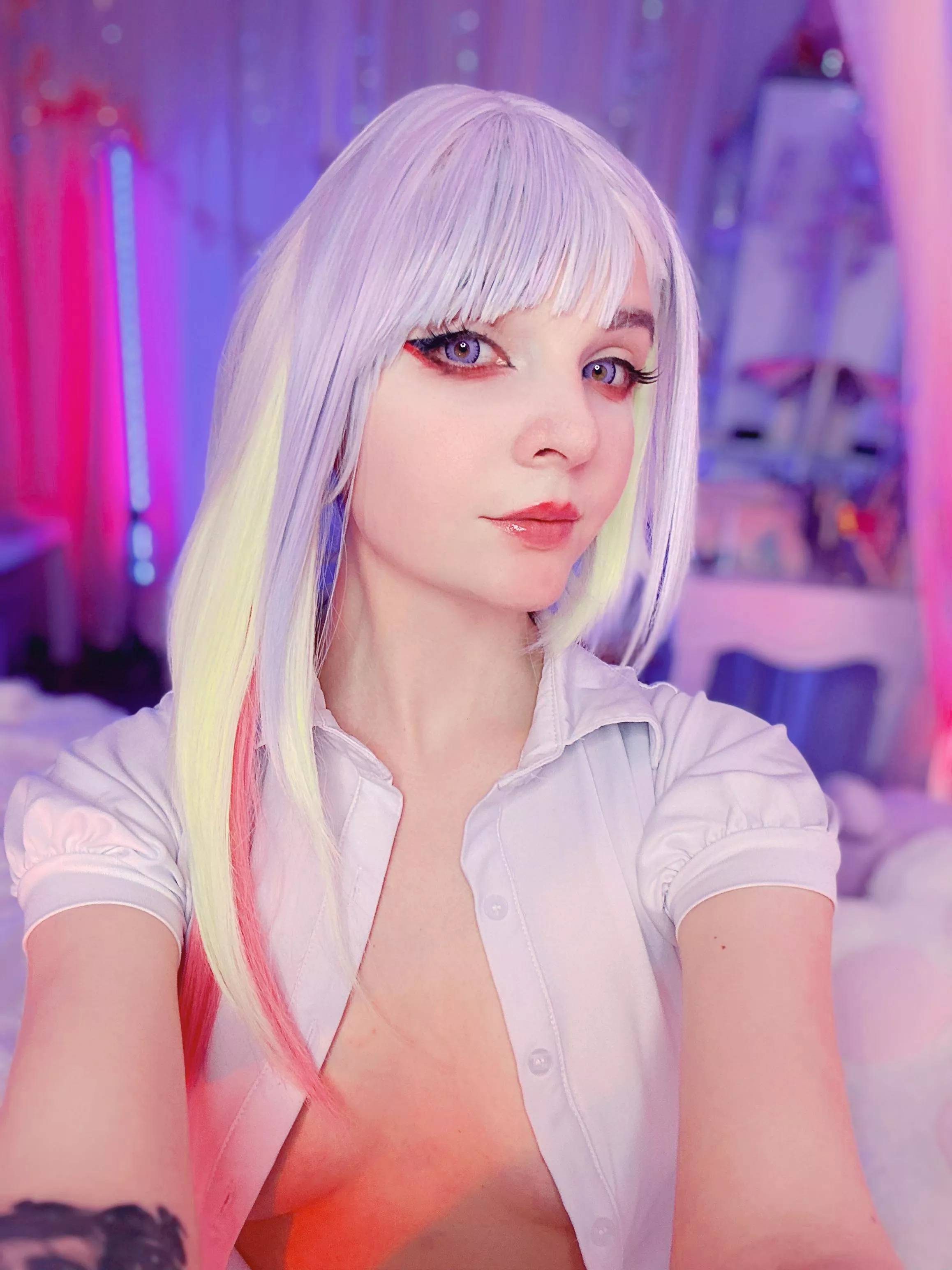 Lucy from Cyberpunk by LoliDream posted by fluffy-Ellie